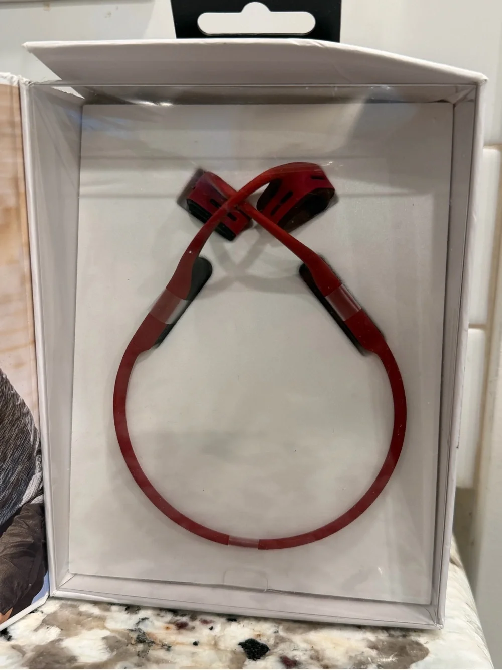 AfterShokz AIR Wireless Bone Conduction Headphones - Red